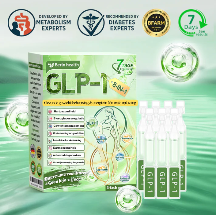 Berlin Health™ GLP-1 8-in-1 Gezondheidsoplossing